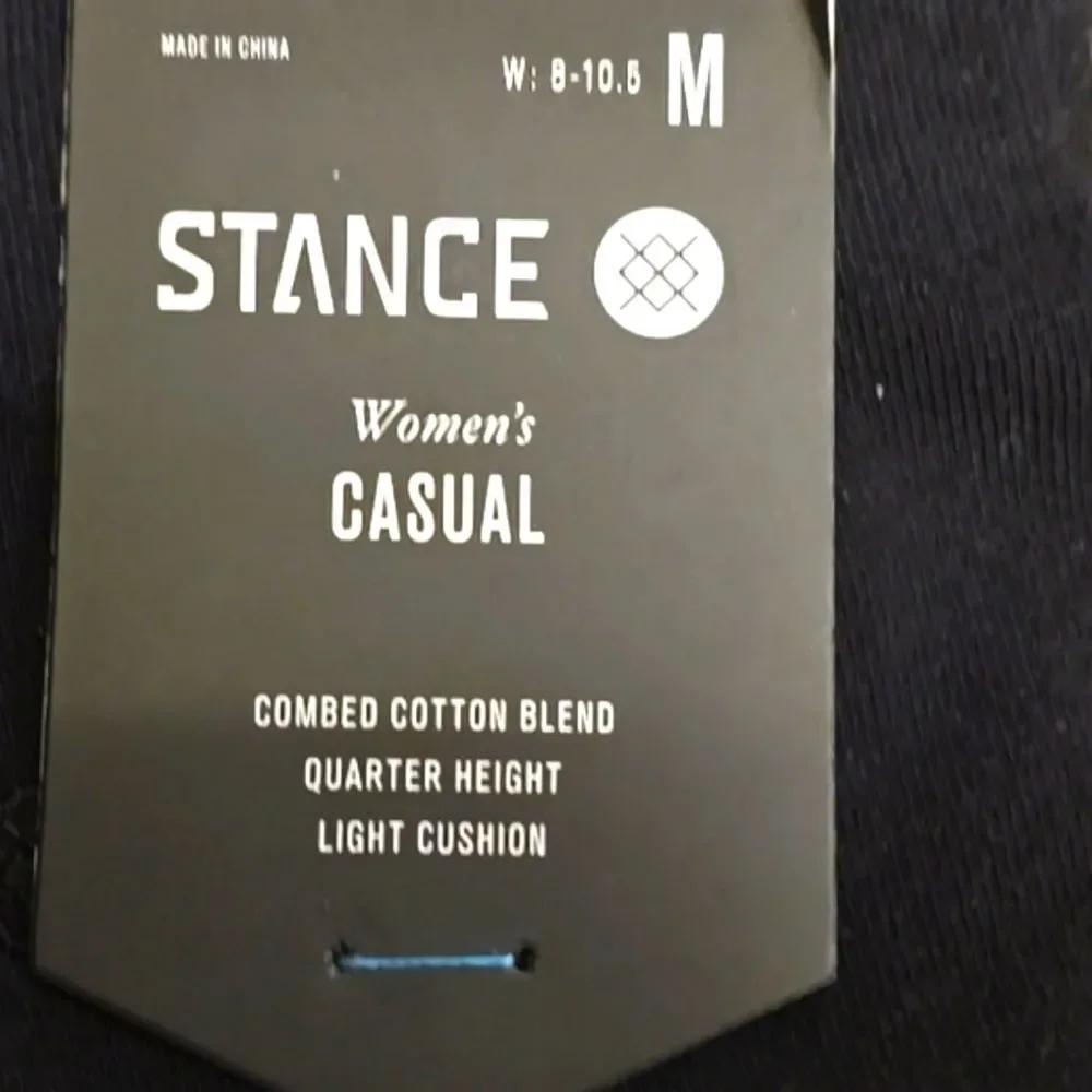 Stance Icon‎ Casual Combed Cotton Blend Quarter Height Light Cushion Socks